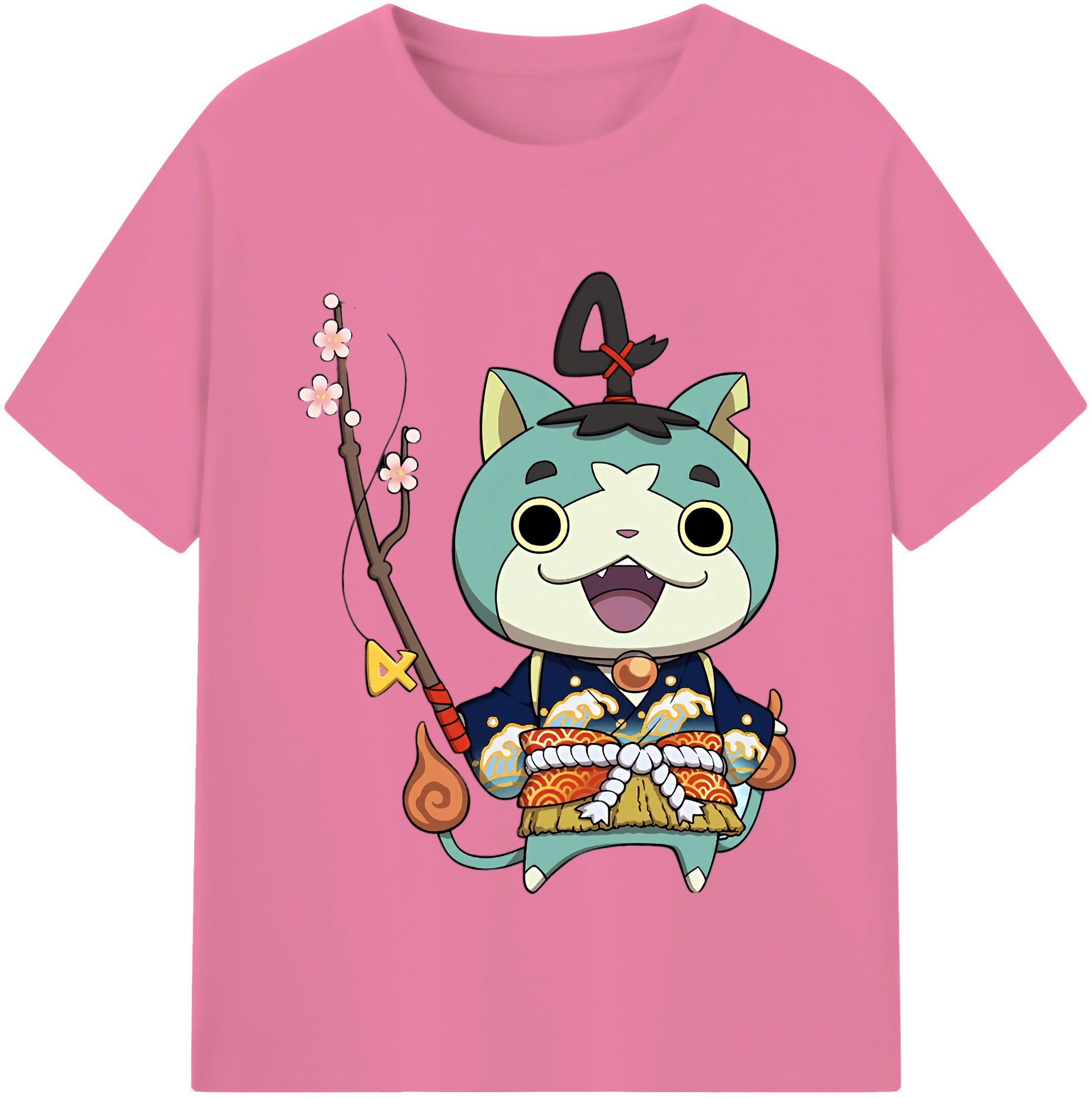 （画像用） 妖怪ウォッチ Yo-kai Watch 綿100％半袖Tシャツ（フロントプリント）
